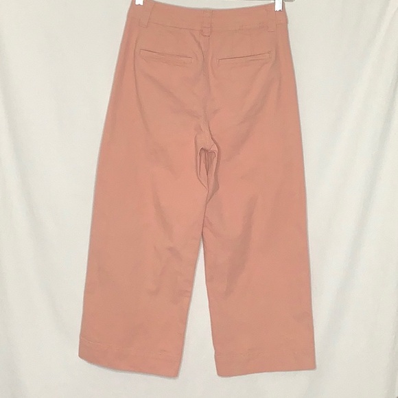 High Rise Wide Leg Cropped Pants Size 2 - Picture 2 of 8